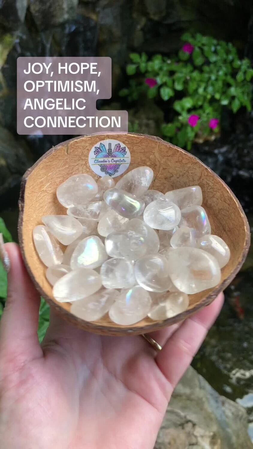 ANGEL AURA QUARTZ - (Med)