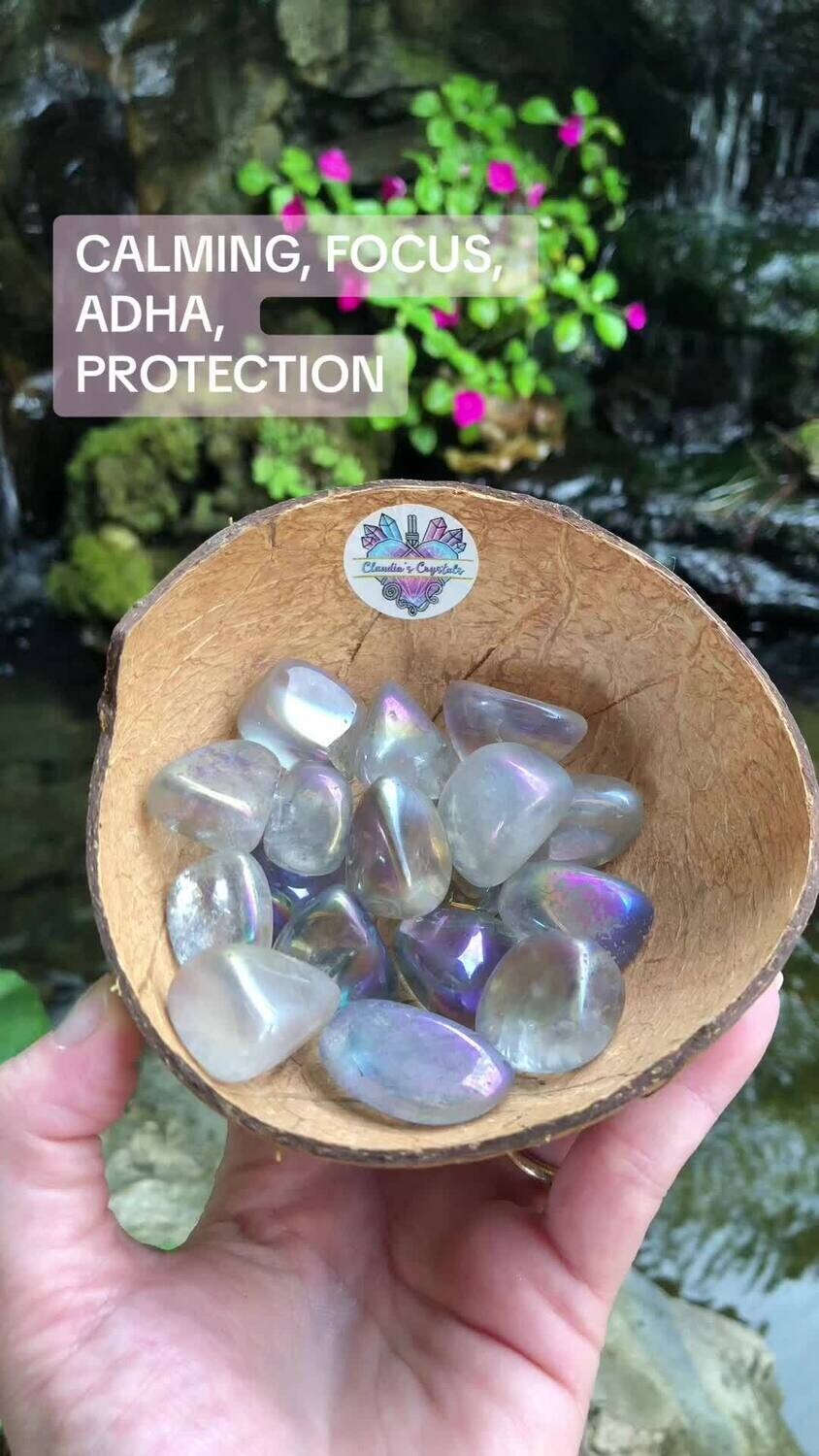 AURA AMETHYST - (Med) - (Great for Kids)