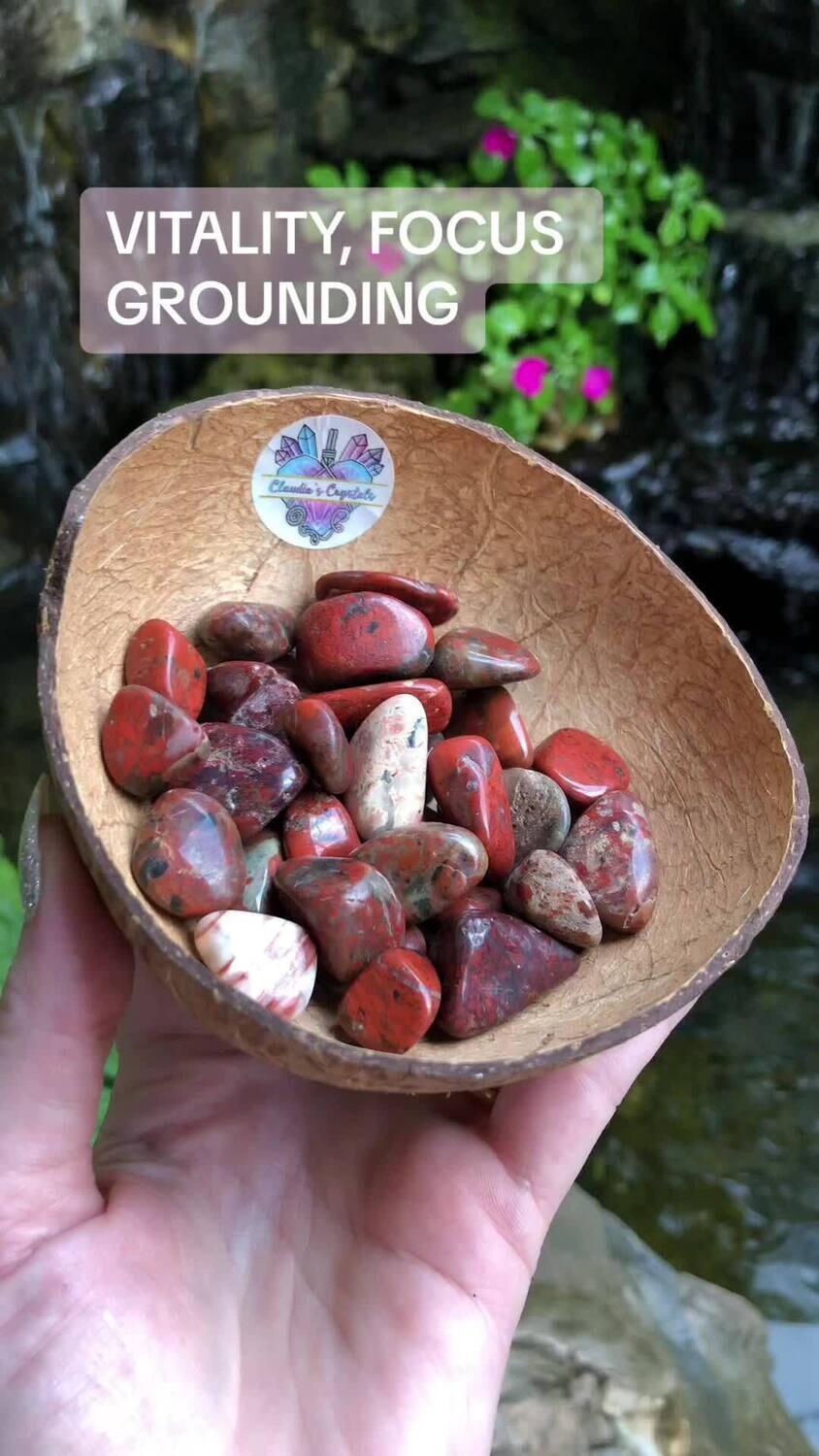 BRECCIATED JASPER - (Med)