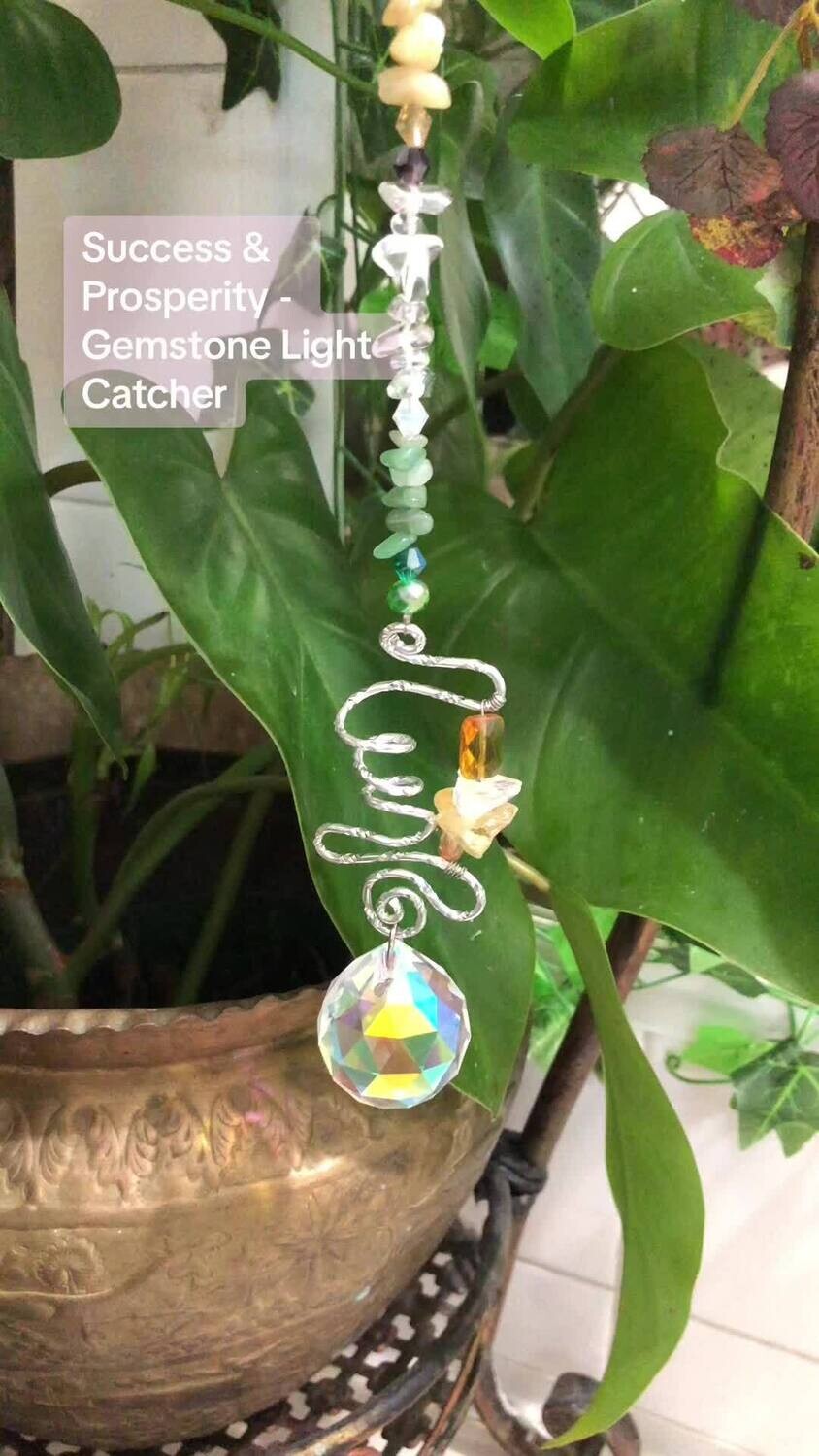 SUCCESS &amp; PROSPERITY - Gemstone Light Catcher