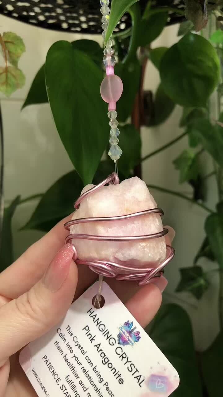 PINK ARAGONITE - Calming, Emotional Healing, Inner Power