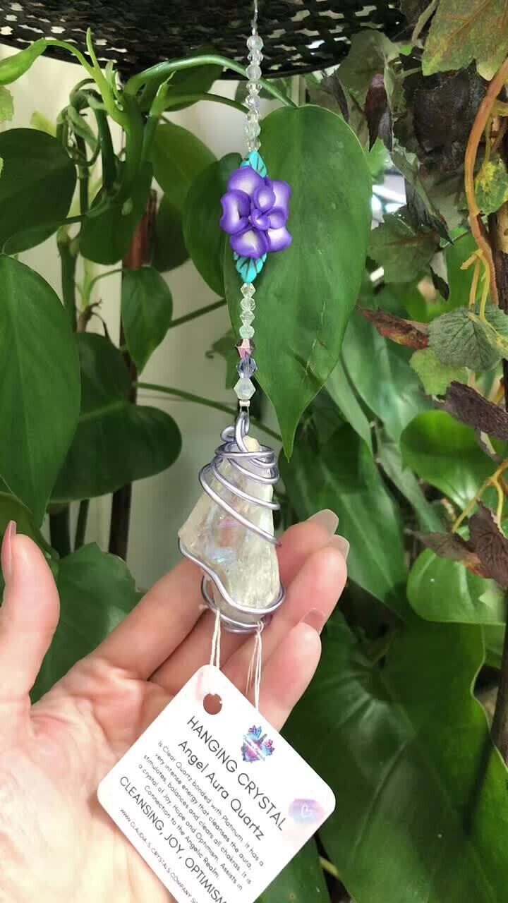 ANGEL AURA QUARTZ - Joy, Hope, Optimism, Angelic Connection