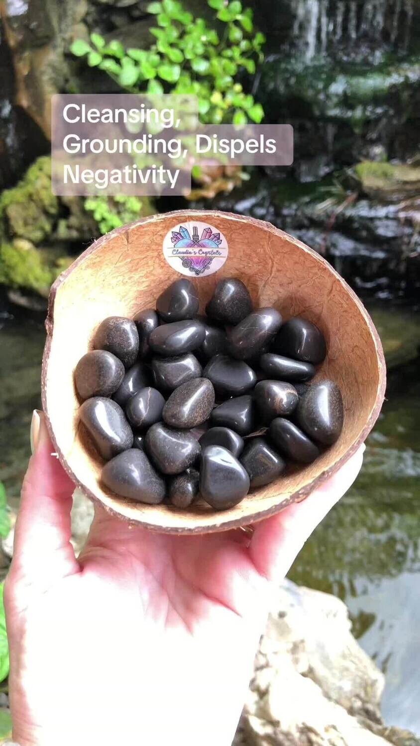 BLACK JASPER - (Med)