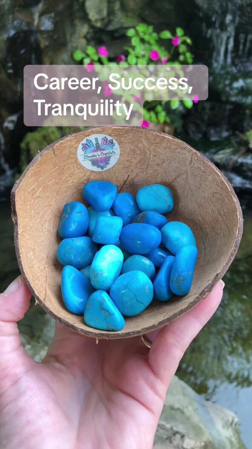BLUE HOWLITE - (Lg)
