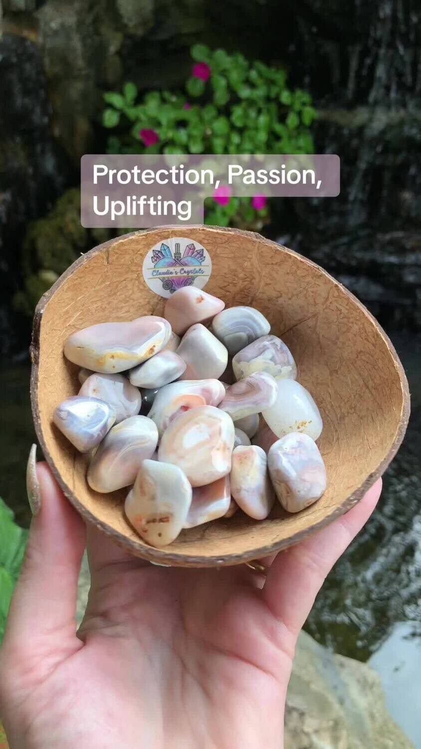 BOTSWANA AGATE – Tumbled Stone – Medium