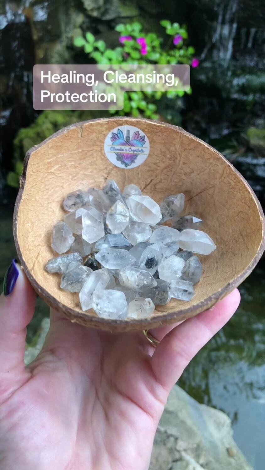 DT BLACK PHANTOM QUARTZ POINTS