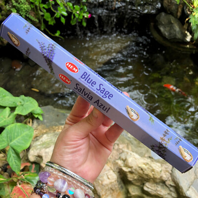 BLUE SAGE INCENSE STICKS - Pack of 20 sticks