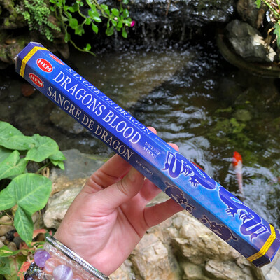 BLUE DRAGONS BLOOD INCENSE STICKS - Pack of 20 sticks