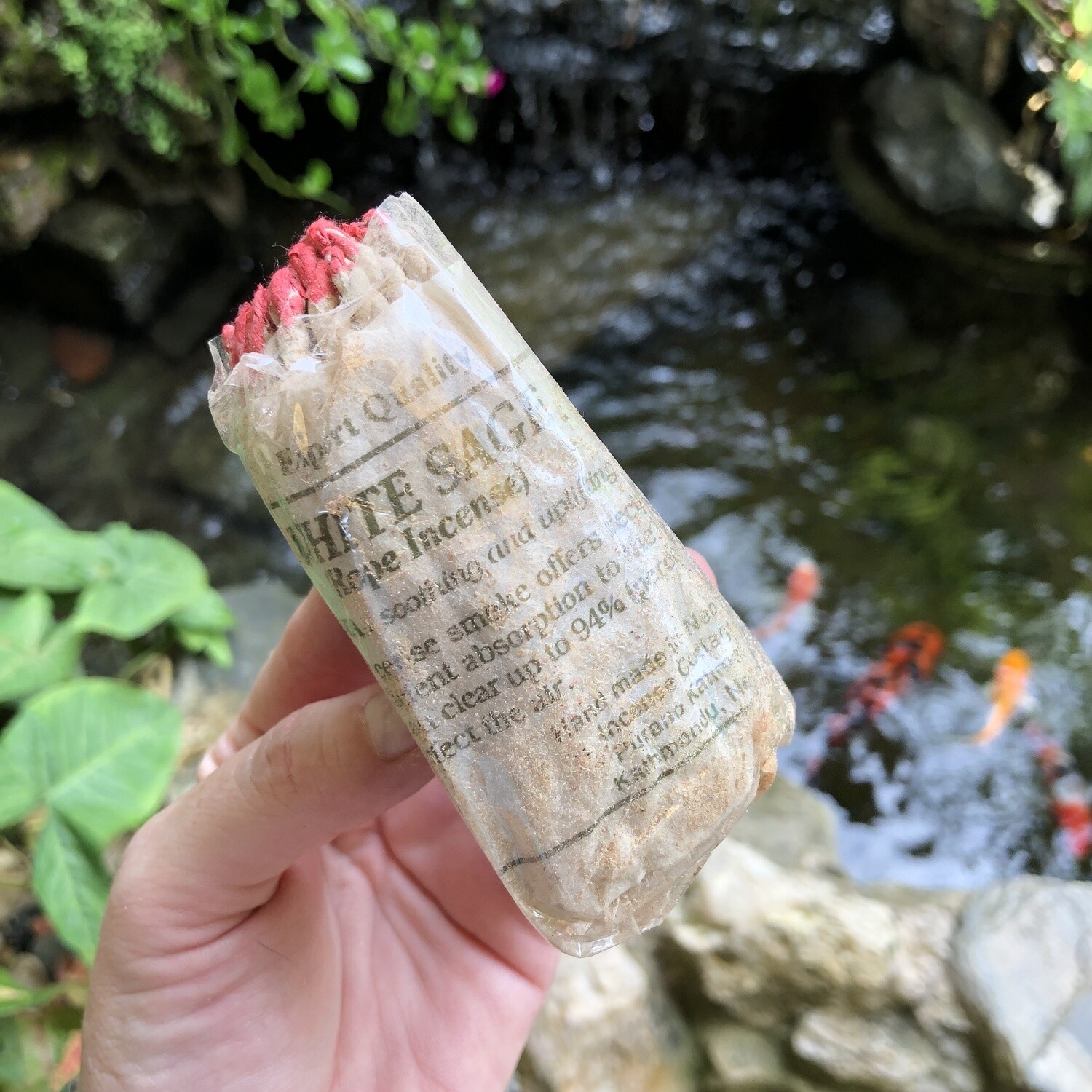 TIBETAN ROPE INCENSE - White Sage