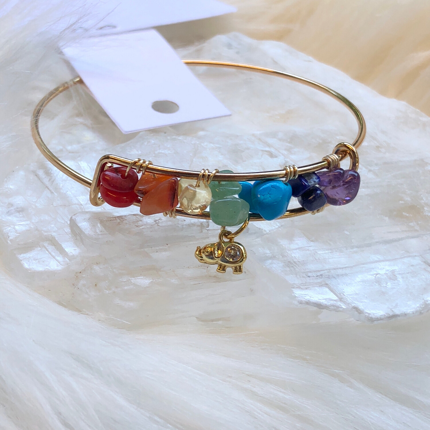 Bangle - CHAKRA BALANCING - Elephant Charm