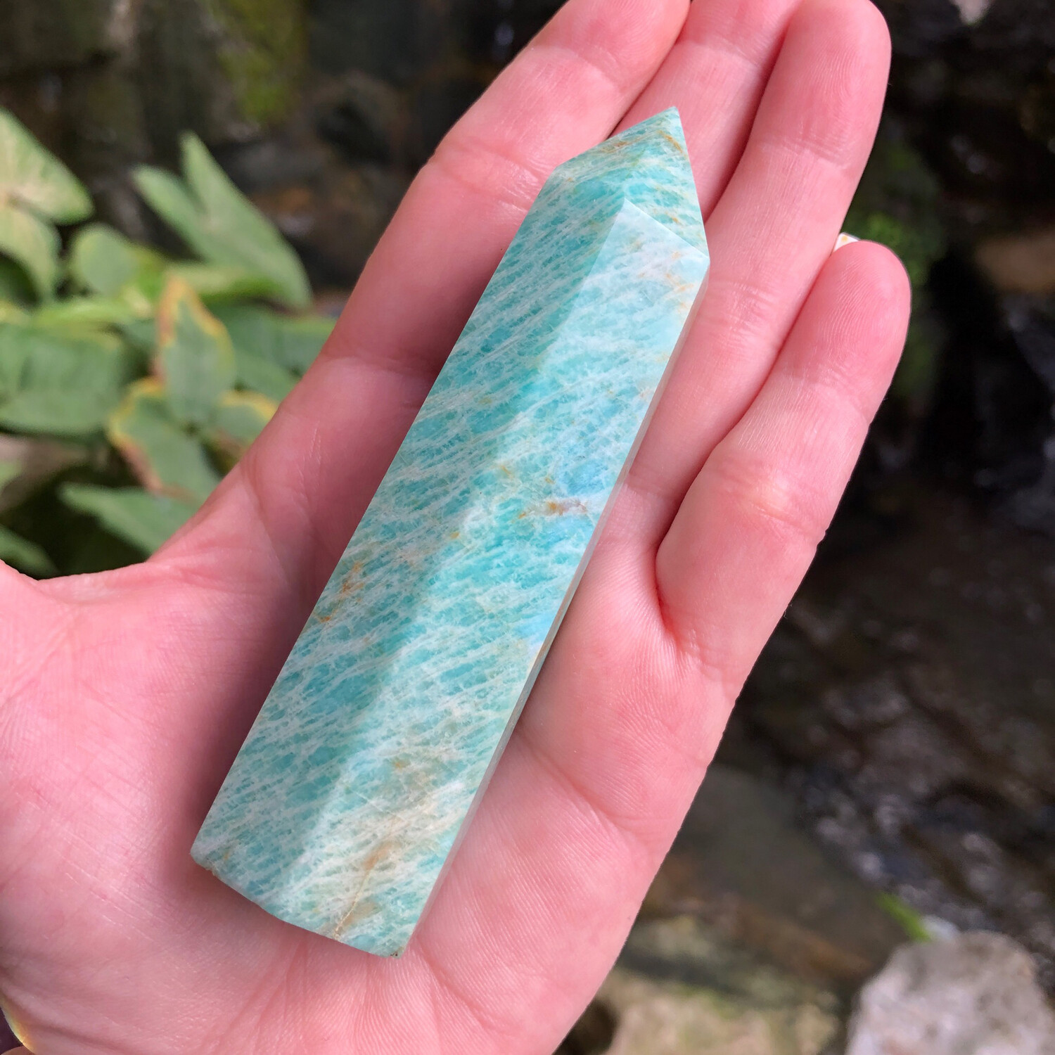 RUSSIAN AMAZONITE - Polished Tower - 9.5cm