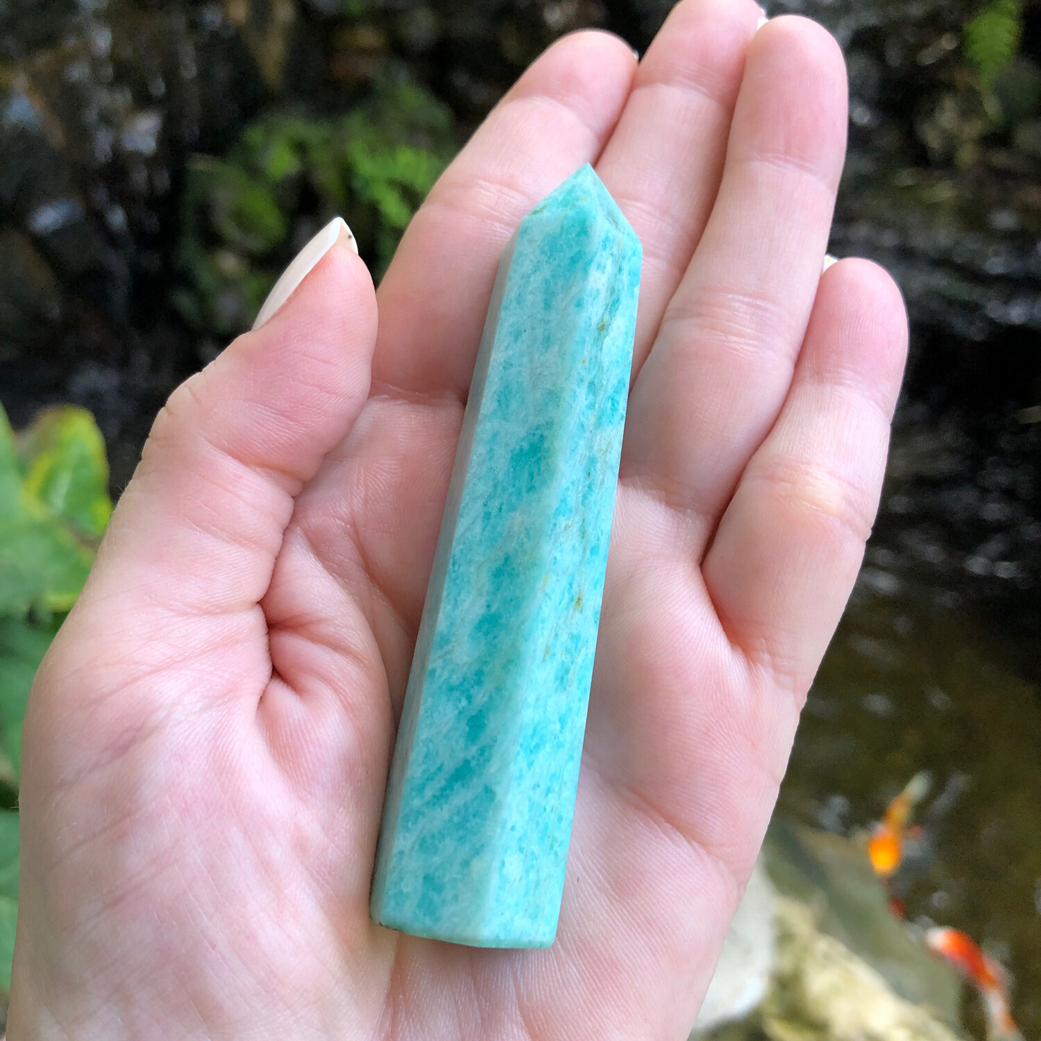 RUSSIAN AMAZONITE - Polished Tower - 8.5cm