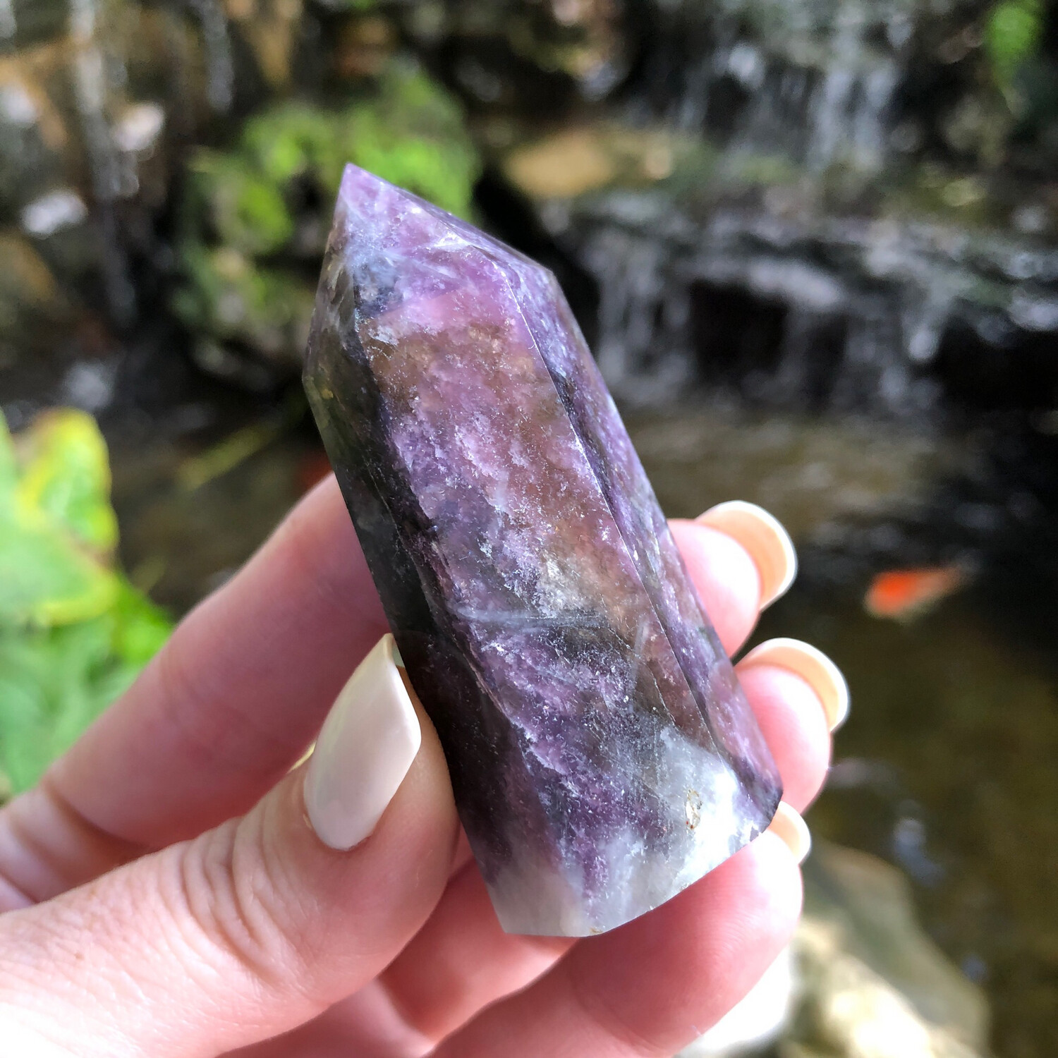 LEPIDOLITE - TOWER - 6.1cm - Transition, Stress Relief, Uplifting