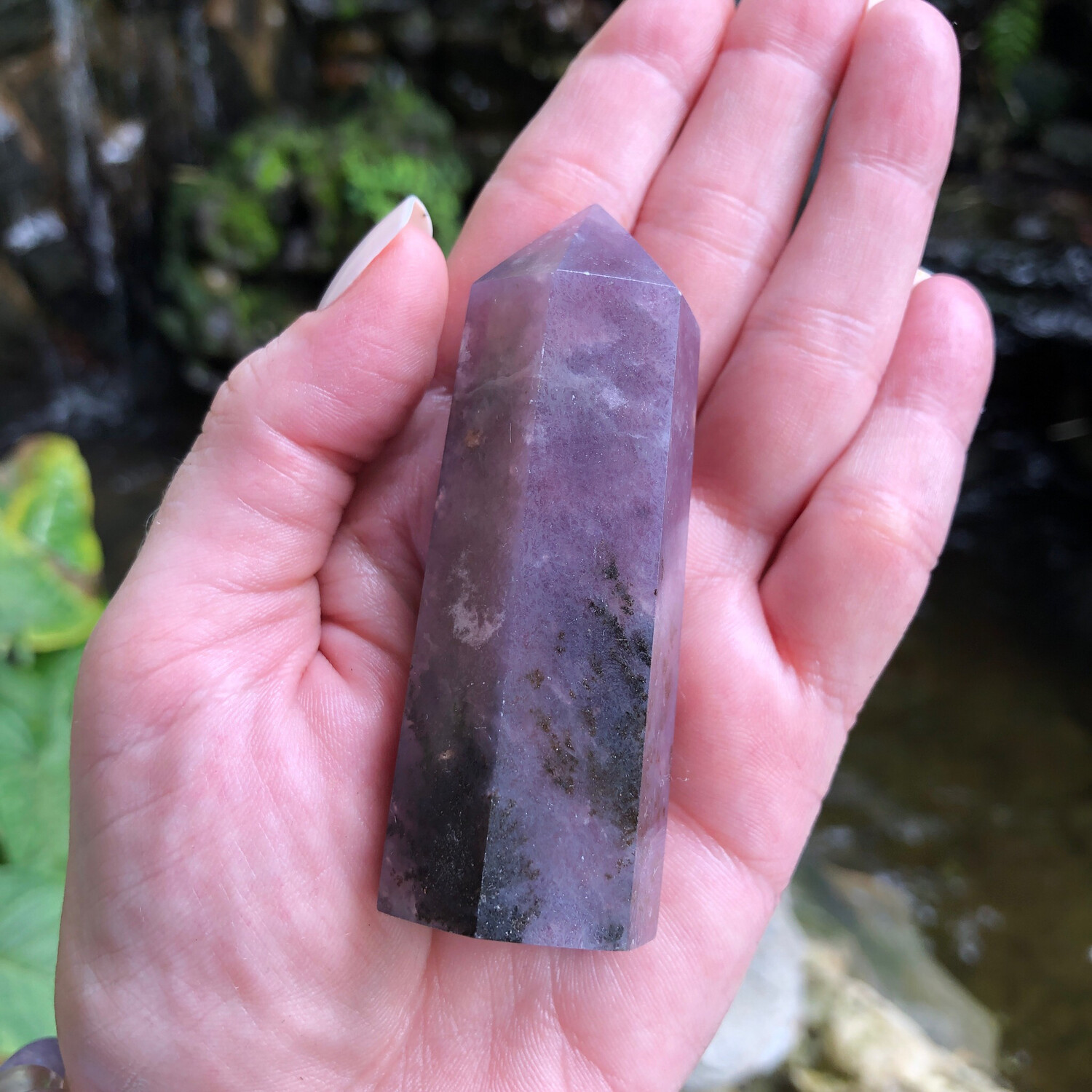 LEPIDOLITE - TOWER - 7.6cm - Transition, Stress Relief, Uplifting