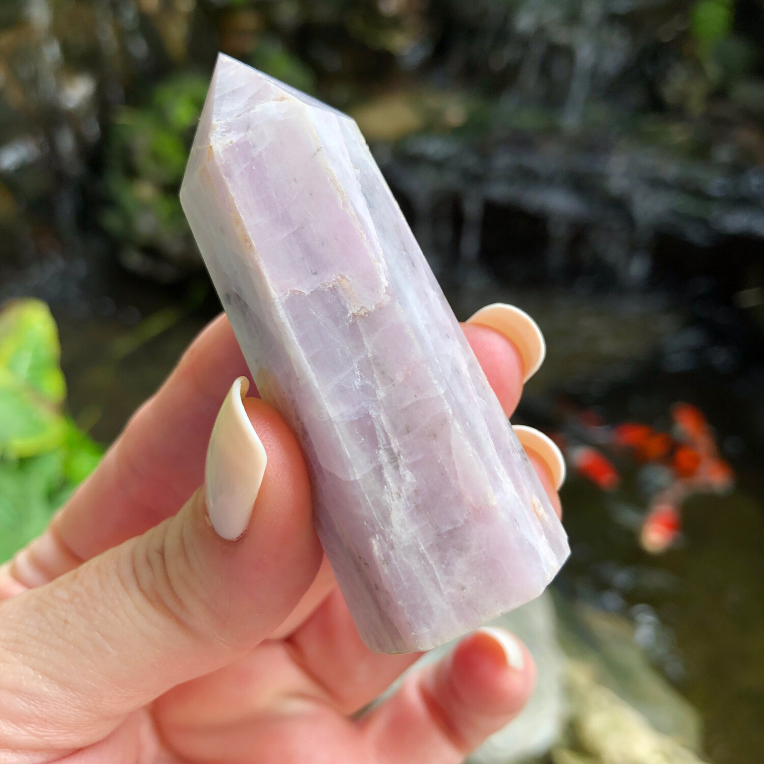 PINK KUNZITE - TOWER - 6.5cm - Love, Emotional Healing, Soothing