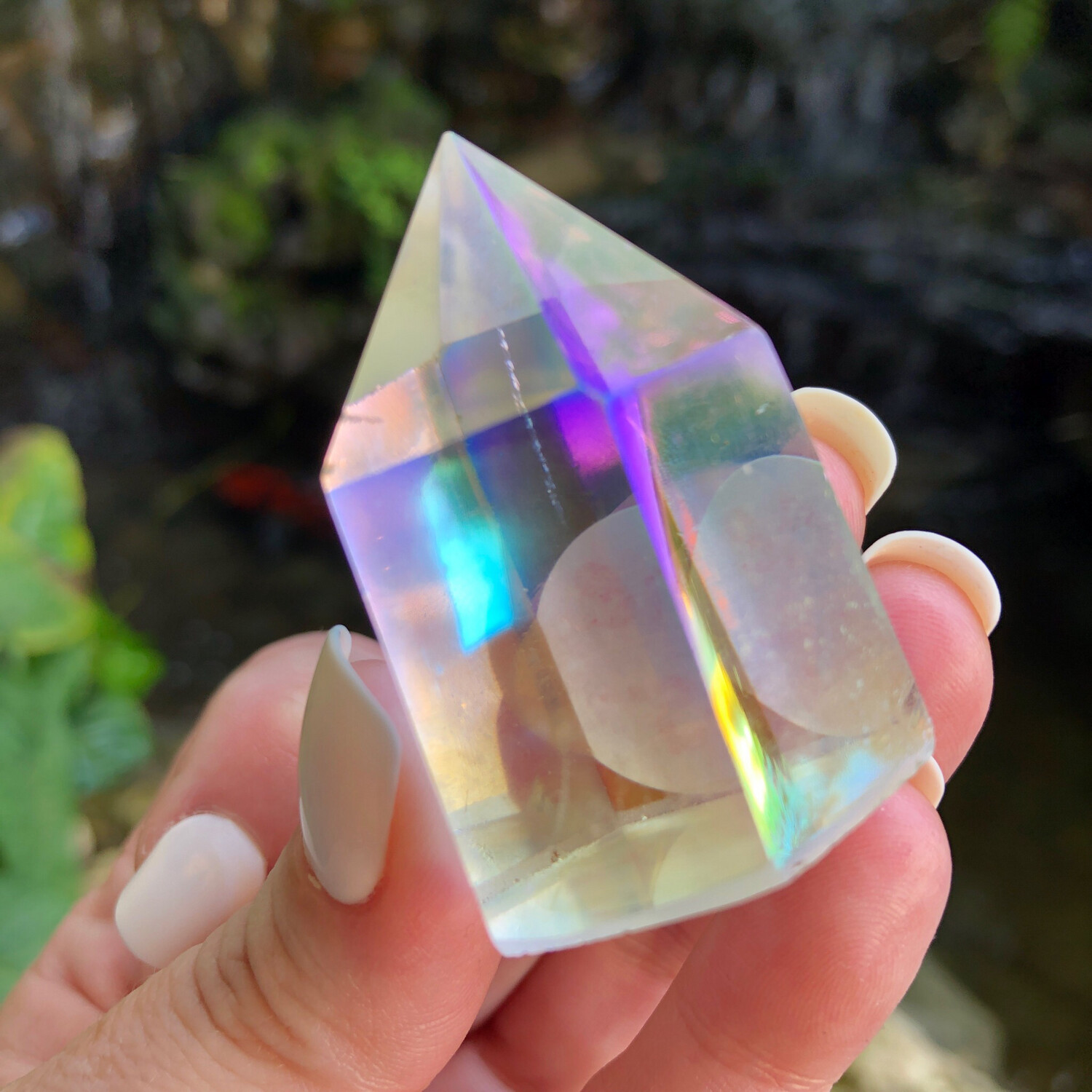 ANGEL AURA QUARTZ - TOWER - 4.5cm - Joy, Hope, Optimism