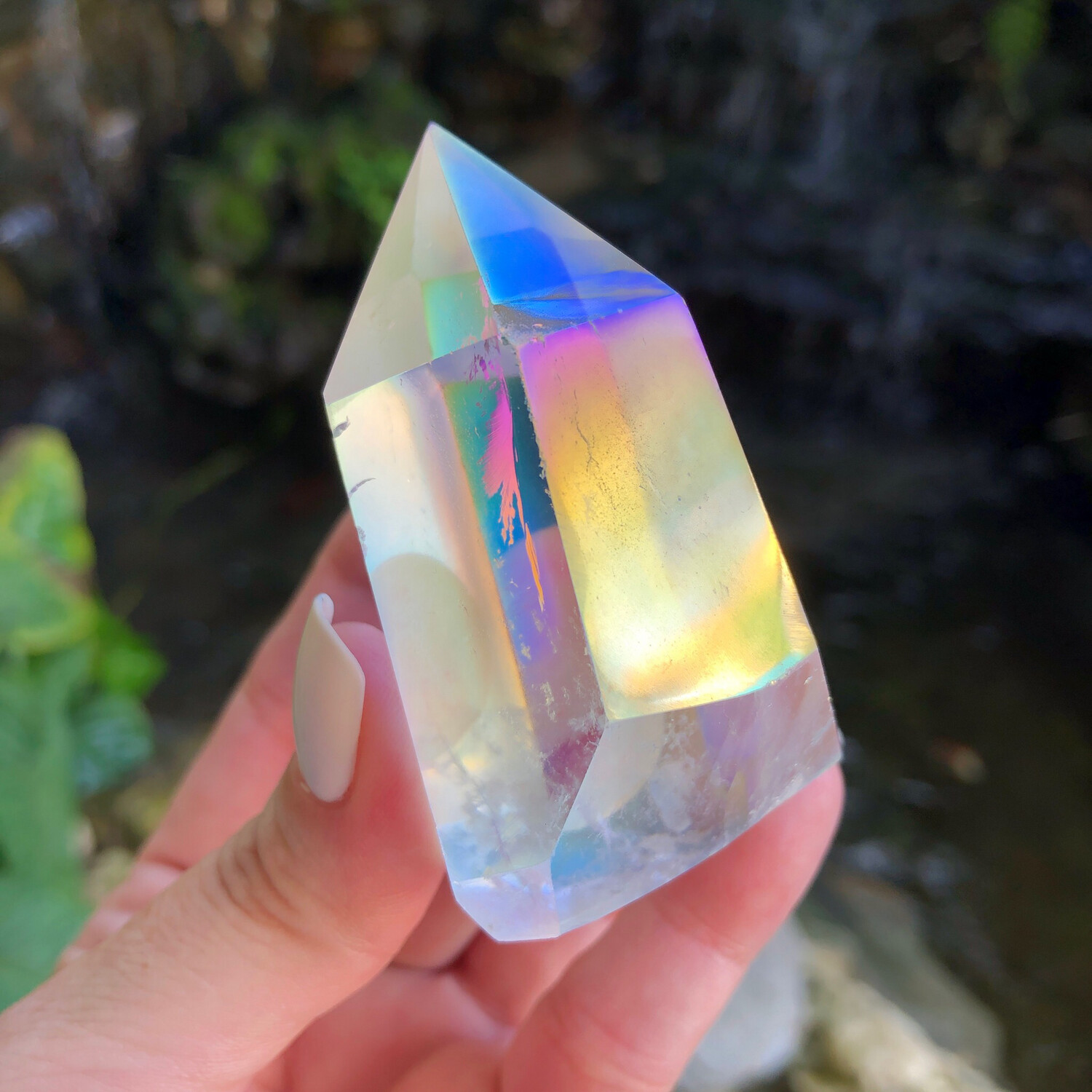 ANGEL AURA QUARTZ - TOWER - 6.3cm - Joy, Hope, Optimism