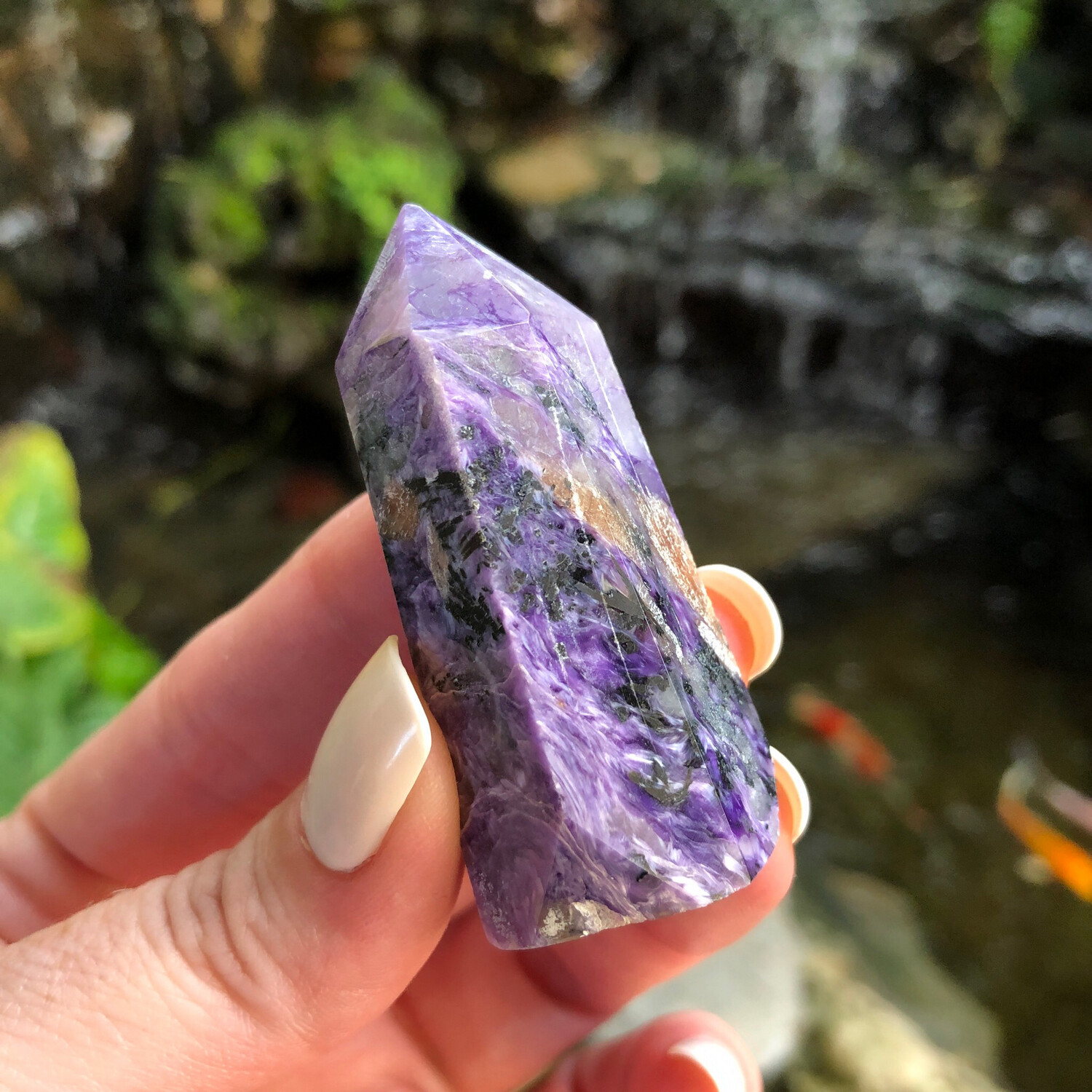 CHAROITE - TOWER - 5.2cm - Healing, Love, Transformation