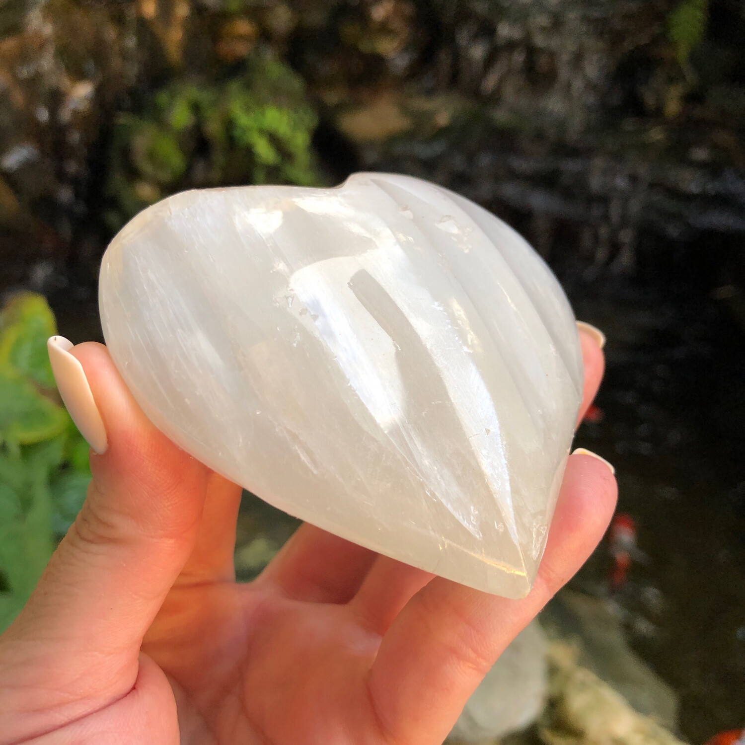 SELENITE PUFF HEART
