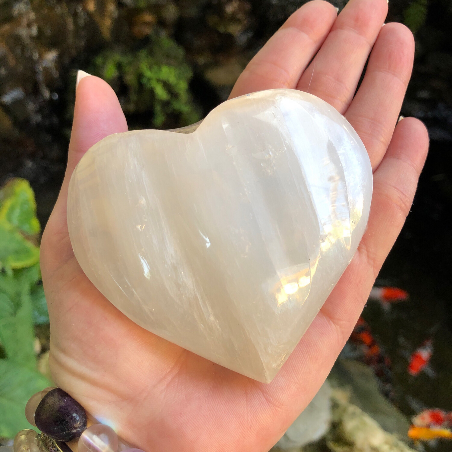 SELENITE PUFF HEART