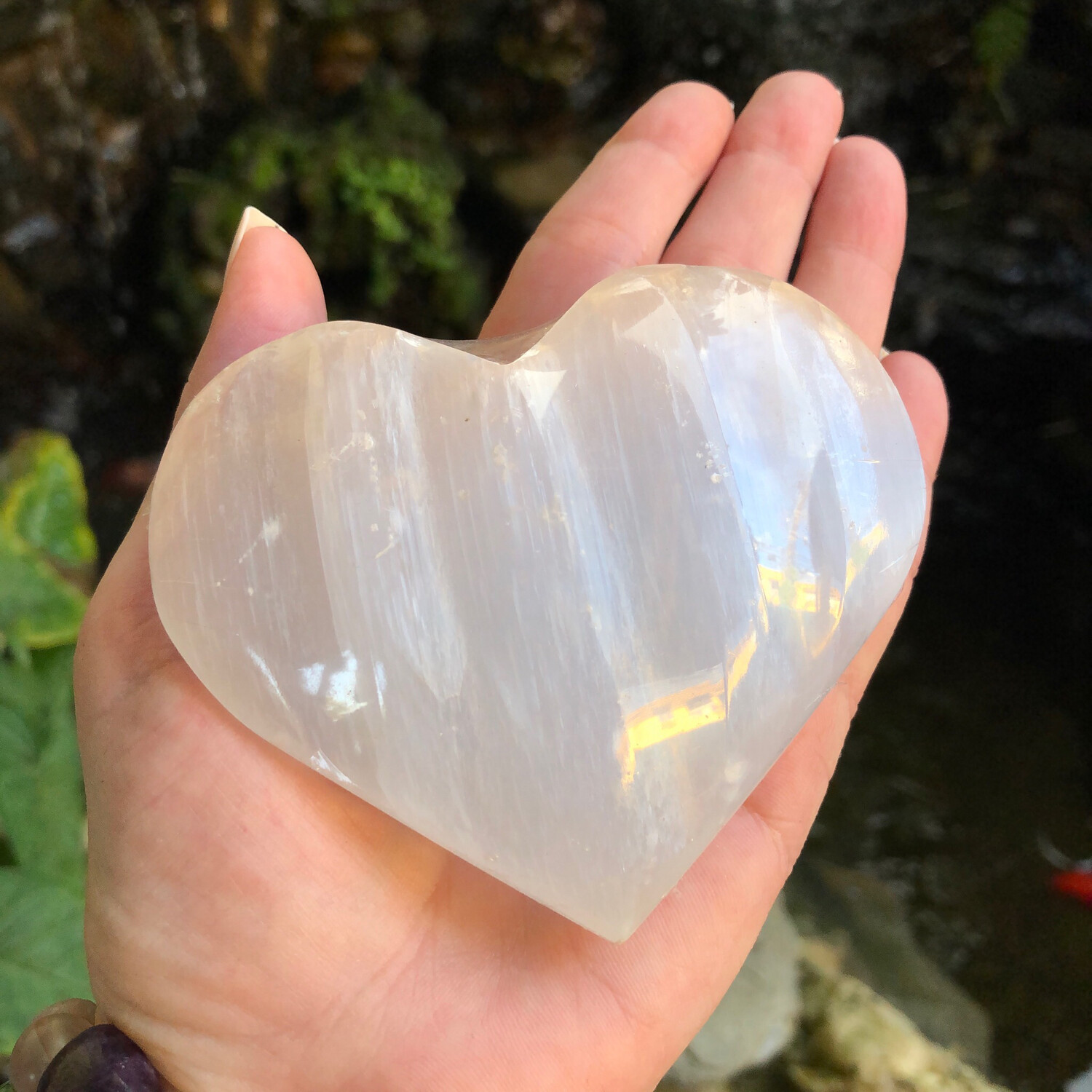 SELENITE PUFF HEART