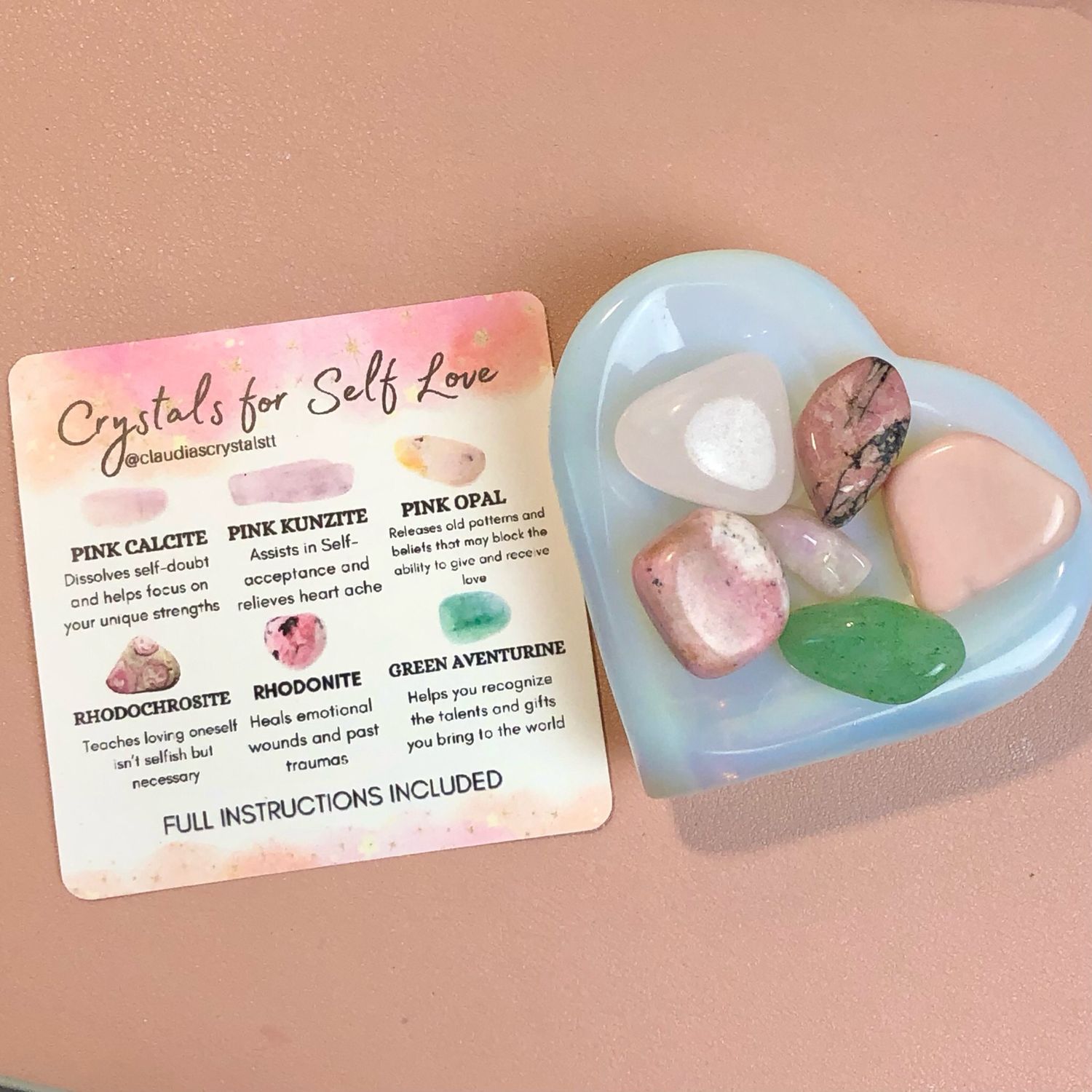 Crystals for - SELF LOVE