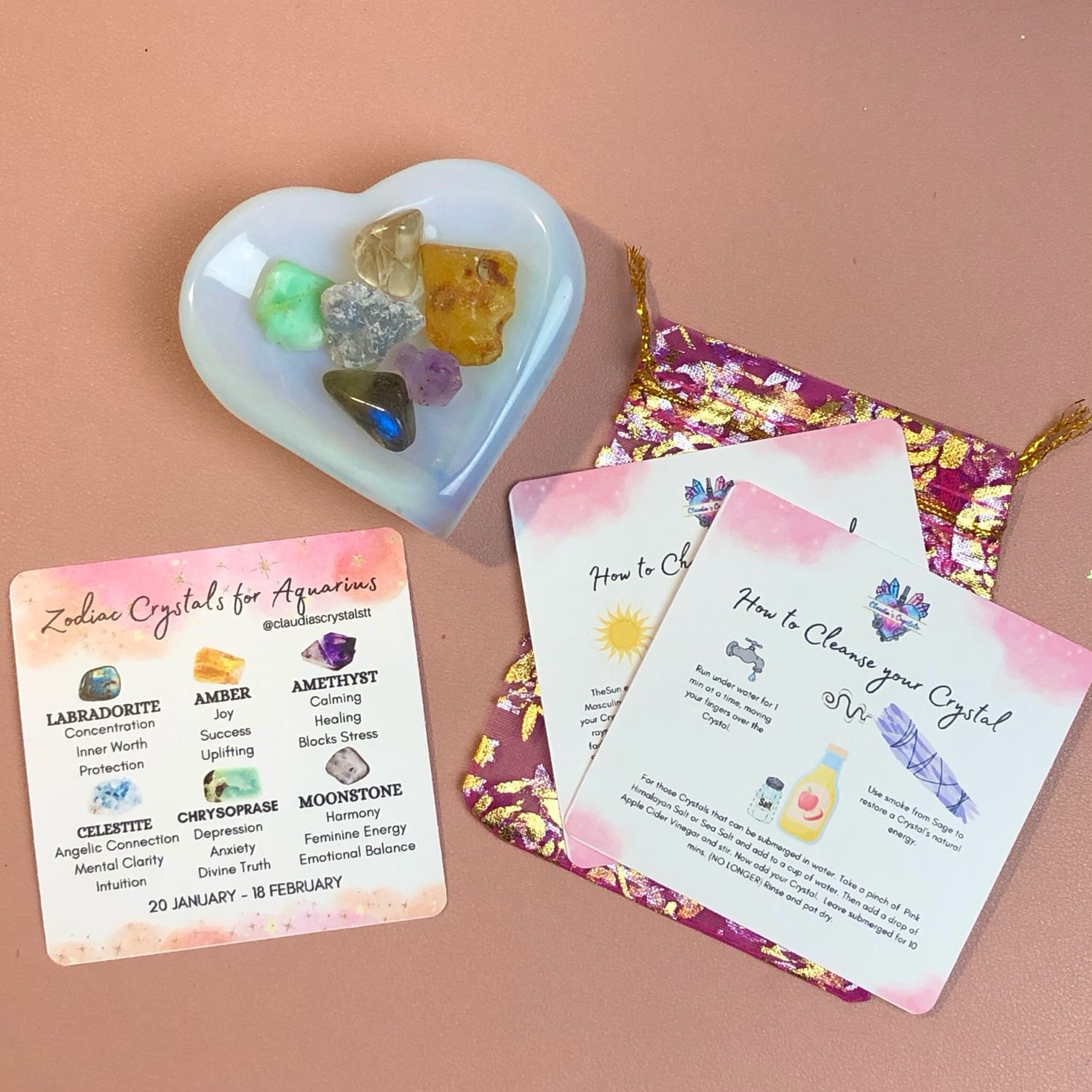 Zodiac Crystals - AQUARIUS