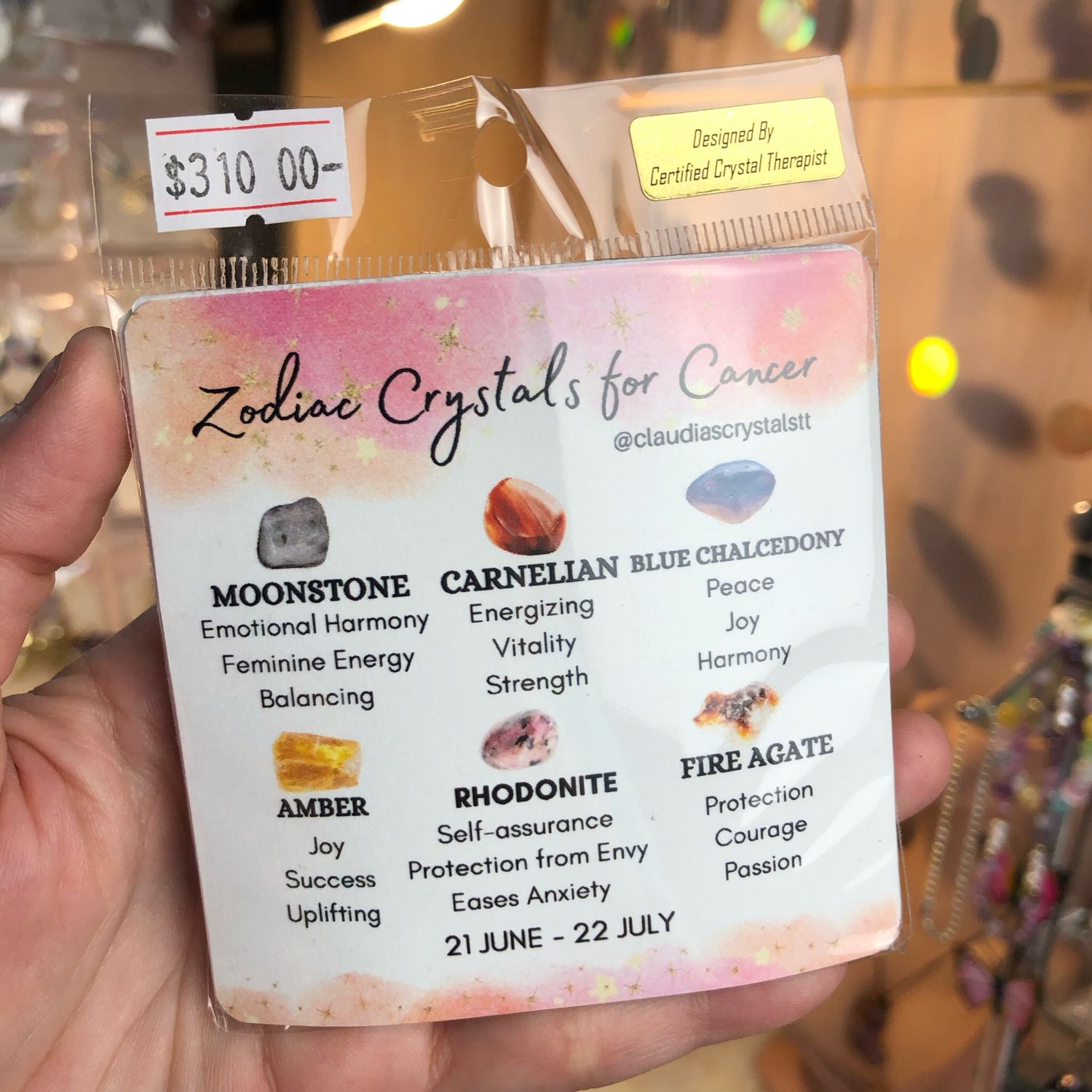 Zodiac Crystals - CANCER