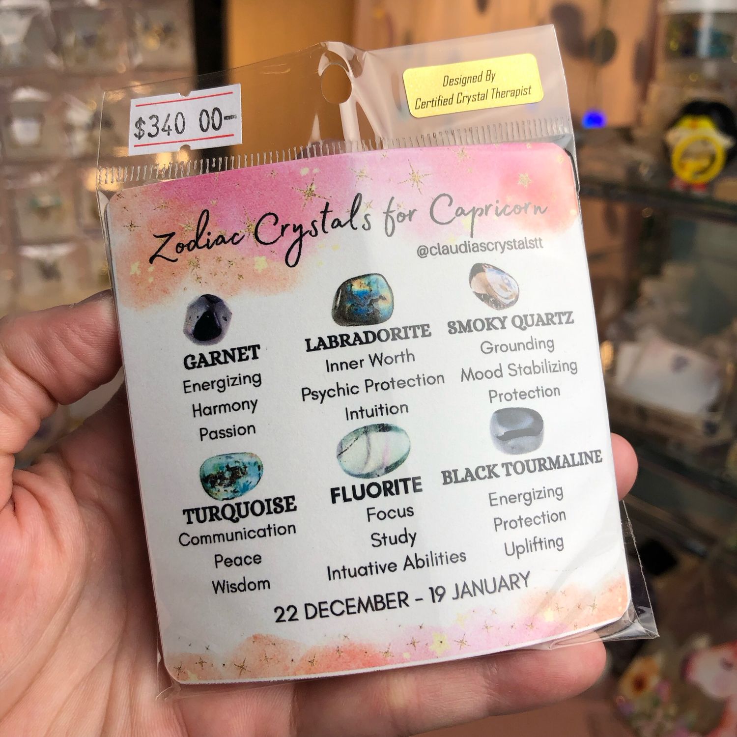 Zodiac Crystals - CAPRICORN