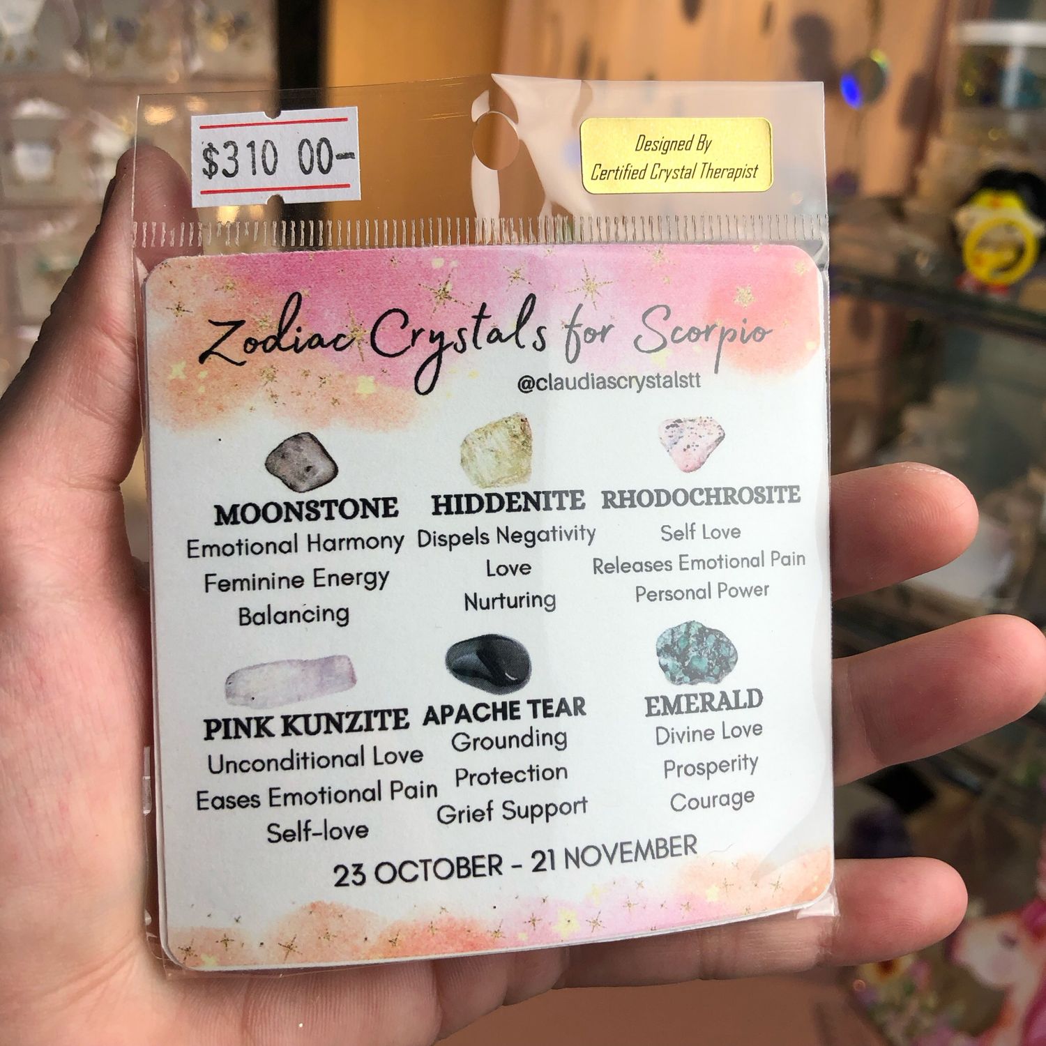Zodiac Crystals - SCORPIO