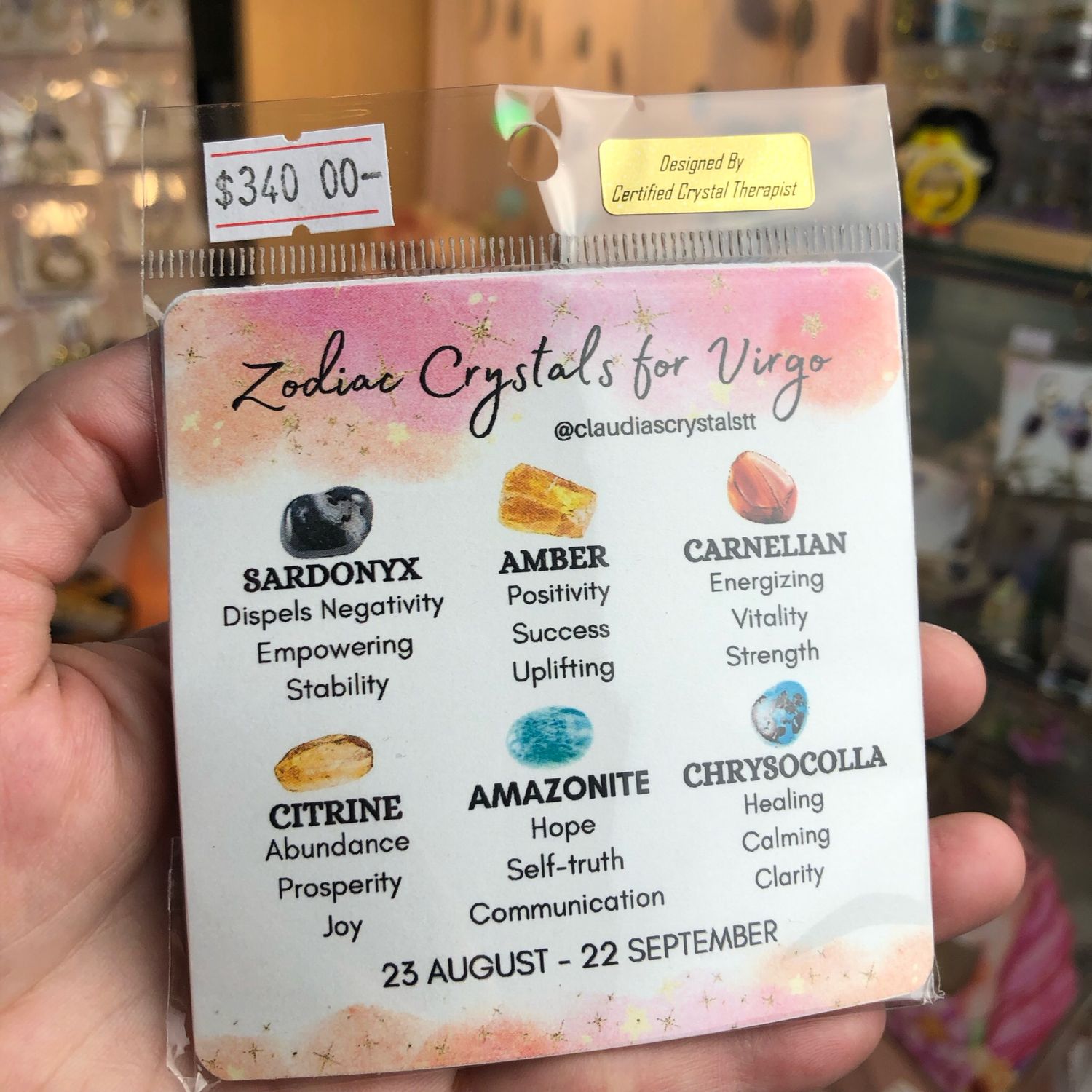 Zodiac Crystals - VIRGO