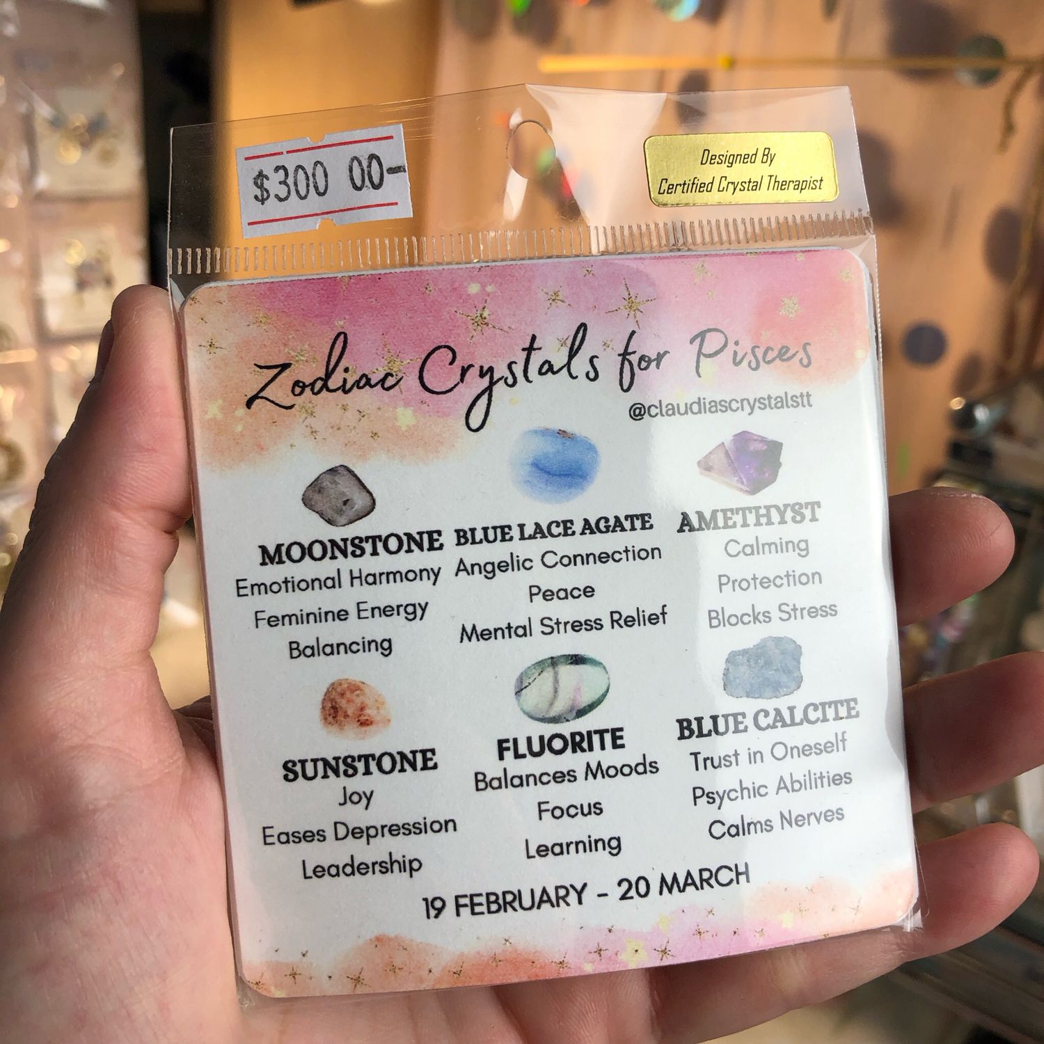 Zodiac Crystals - PISCES
