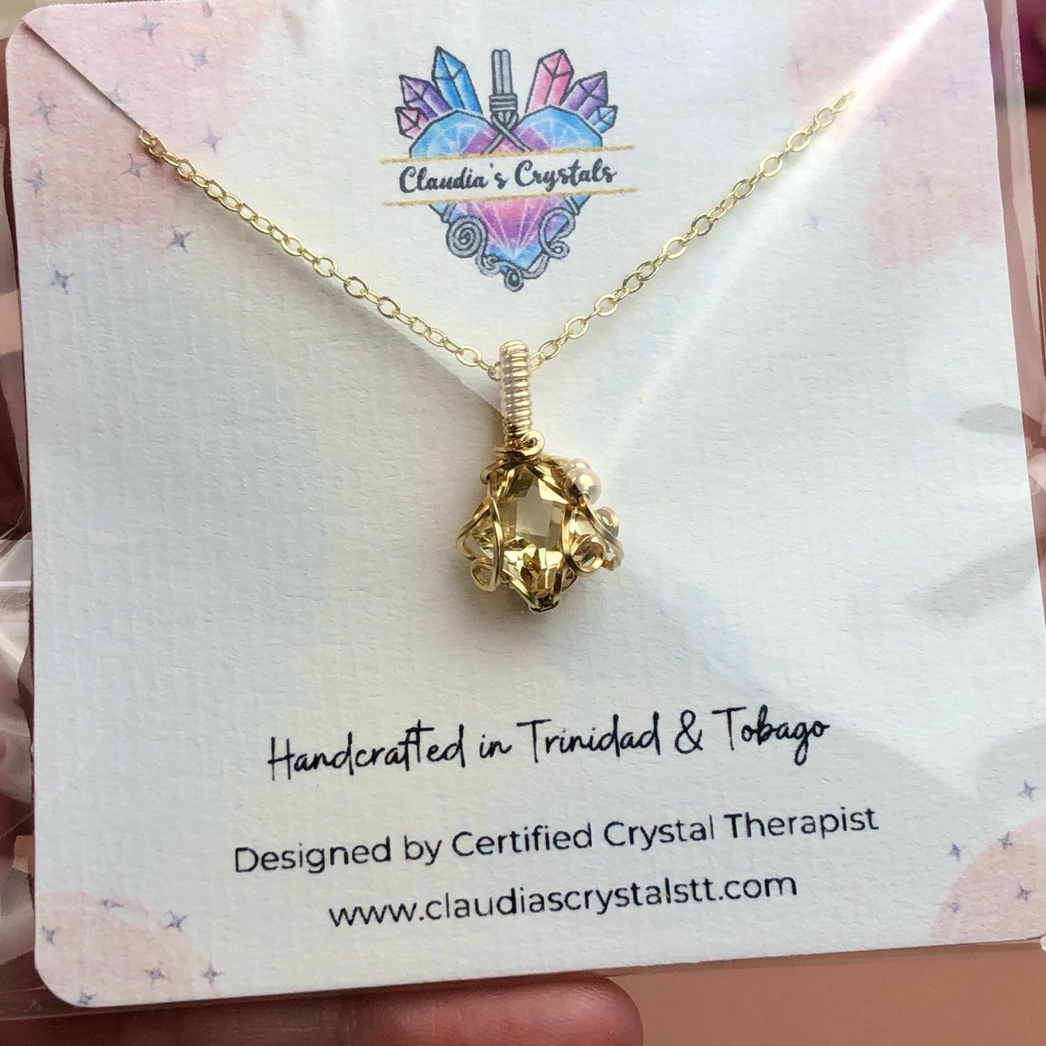GEM QUALITY CITRINE - 14k Gold Filled Gemstone Pendant