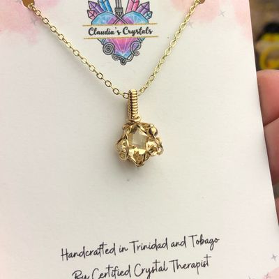 GEM QUALITY CITRINE - 14k Gold Filled Gemstone Pendant