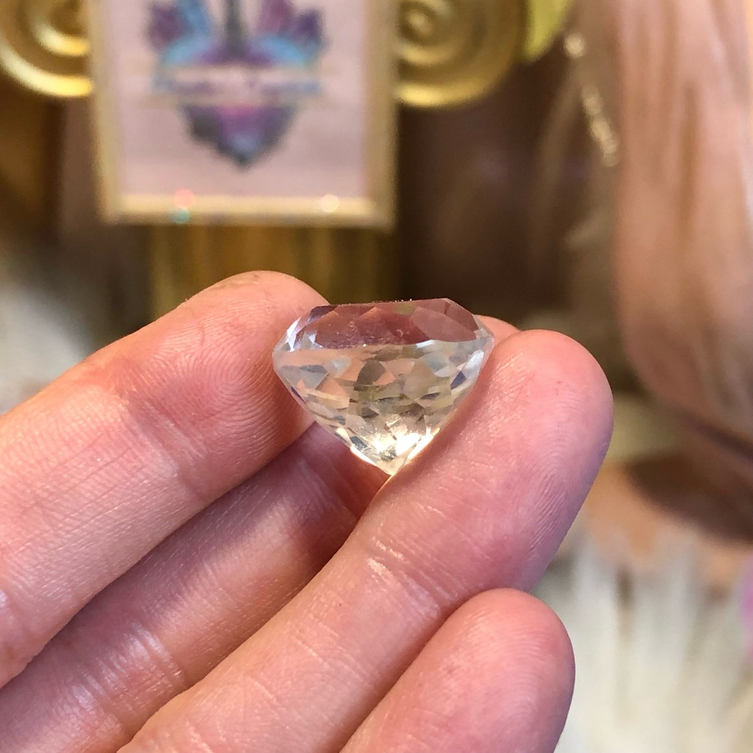 GEM QUALITY CLEAR QUARTZ - Sterling Silver - Gemstone Crystal Therapy Pendant