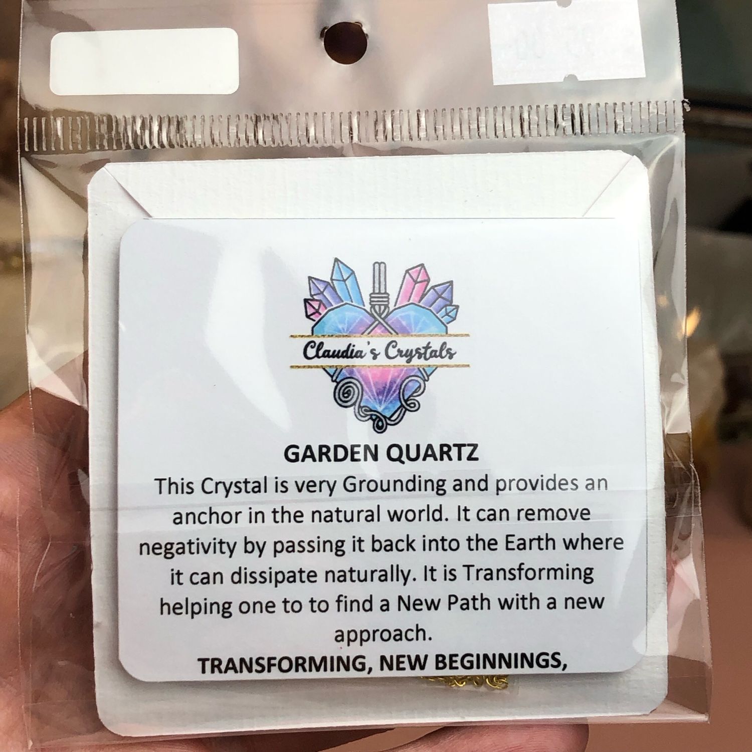 GARDEN QUARTZ SPHERE - 14k Gold Filled - Gemstone Crystal Therapy Pendant
