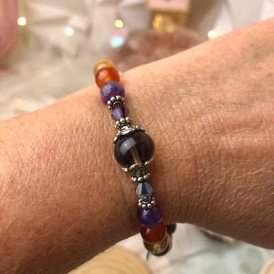 MENOPAUSE SUPPORT - Gemstone Stretch Bracelet