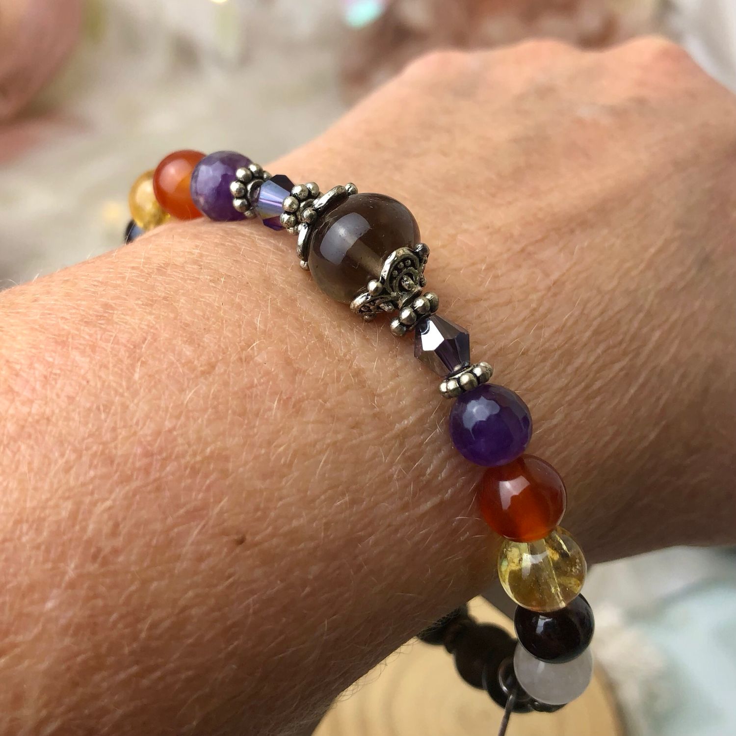 MENOPAUSE SUPPORT - Gemstone Stretch Bracelet