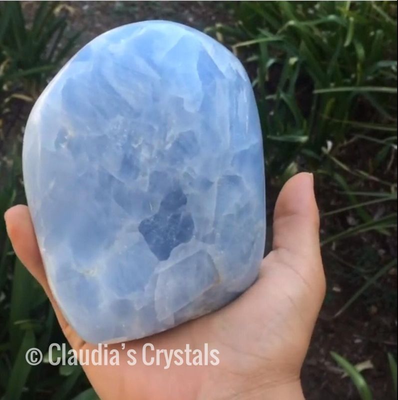 🦋 POLISHED BLUE CALCITE