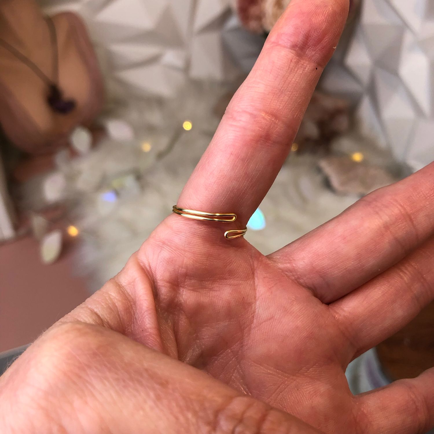 MOON PHASE - Adjustable Ring - Gold Plated
