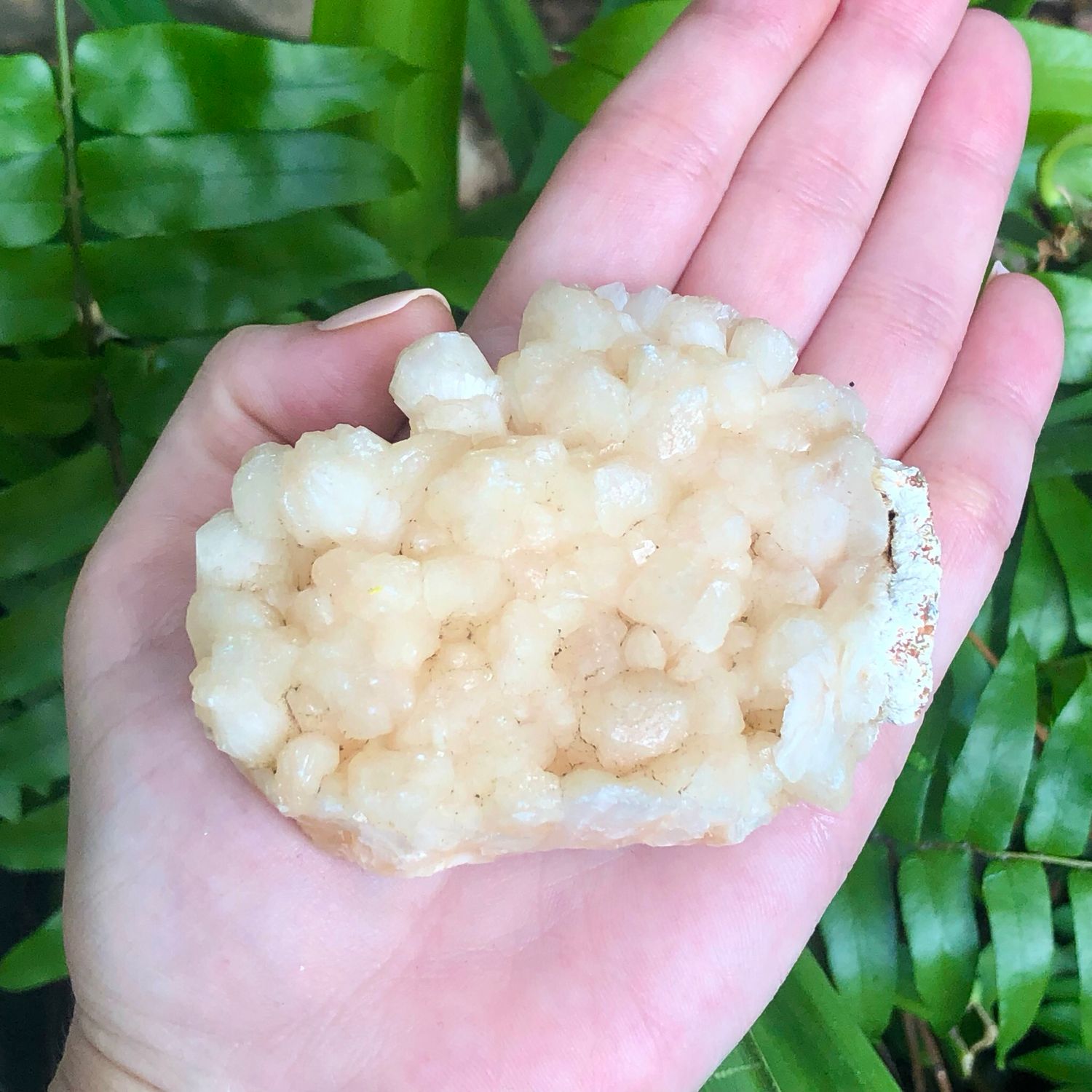 ZEOLITE SPECIMEN - PEACH STILBITE - 3&quot; - India