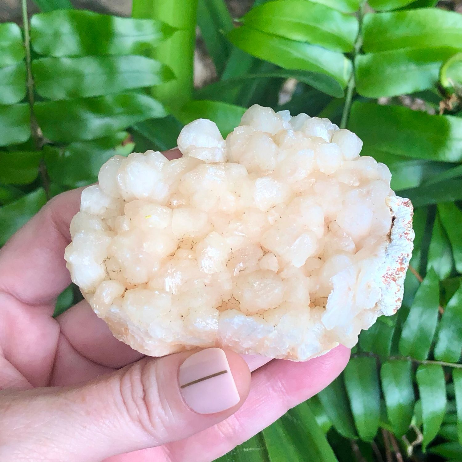 ZEOLITE SPECIMEN - PEACH STILBITE - 3&quot; - India