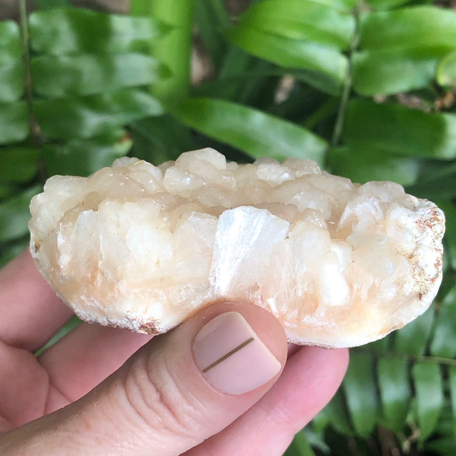 ZEOLITE SPECIMEN - PEACH STILBITE - 3&quot; - India