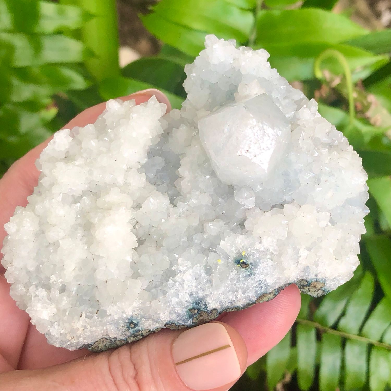 ZEOLITE SPECIMEN - HEULANDITE &amp; APOPHYLLITE CLUSTER - 3&quot; - India