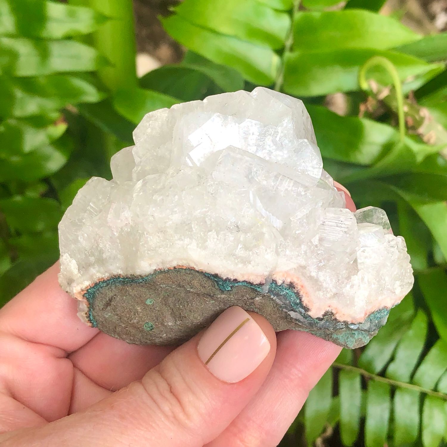 ZEOLITE SPECIMEN - APOPHYLLITE CLUSTER - 3&quot; - India