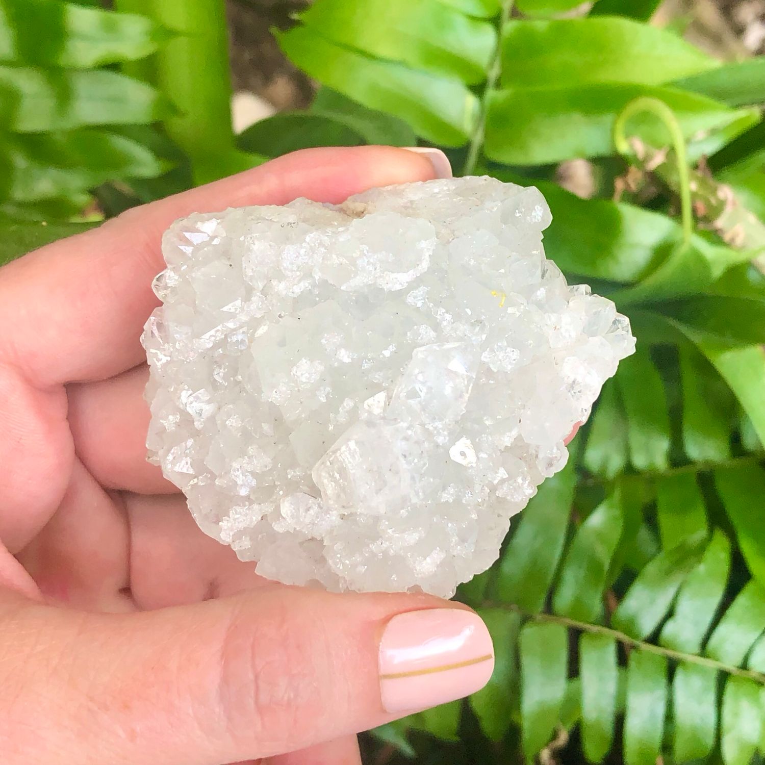 ZEOLITE SPECIMEN - APOPHYLLITE CLUSTER - 2.5&quot; - India