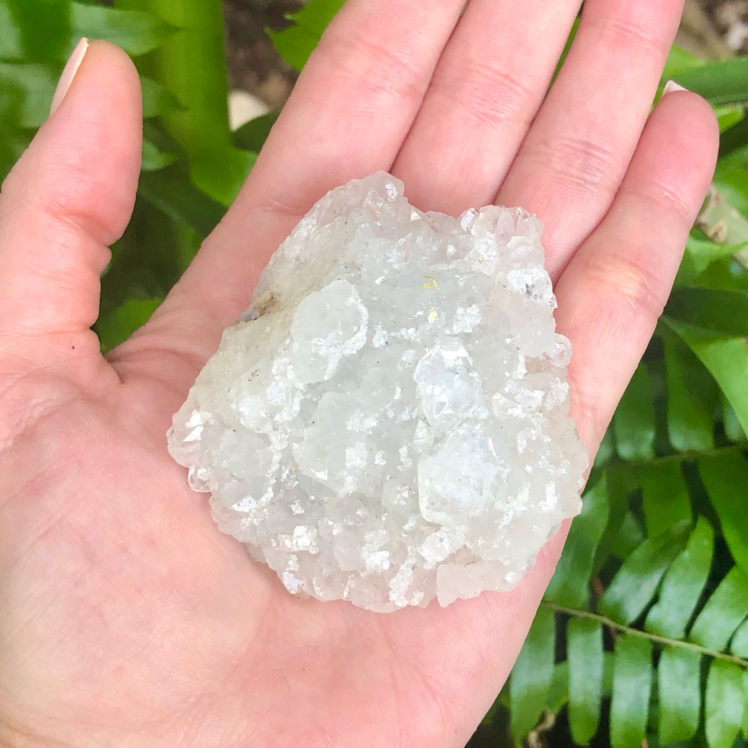 ZEOLITE SPECIMEN - APOPHYLLITE CLUSTER - 2.5&quot; - India