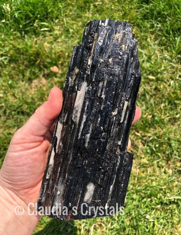 HUGE BLACK TOURMALINE LOG