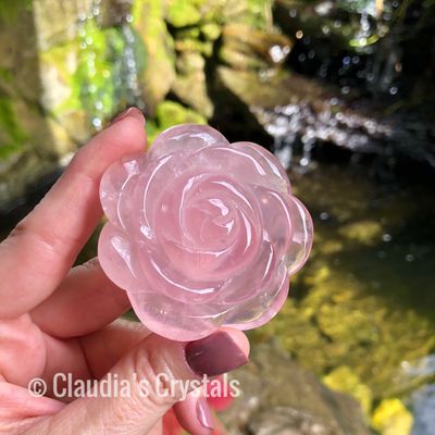 ROSE QUARTZ FLOWER - 6cm - Madagascar