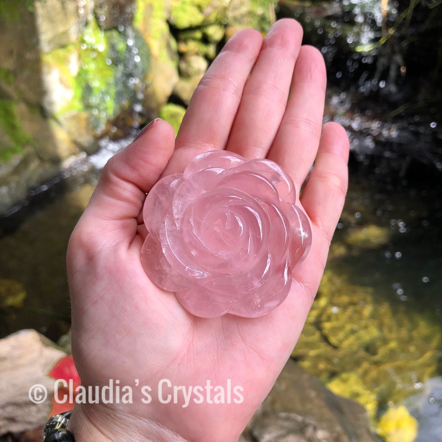 ROSE QUARTZ FLOWER - 6cm - Madagascar